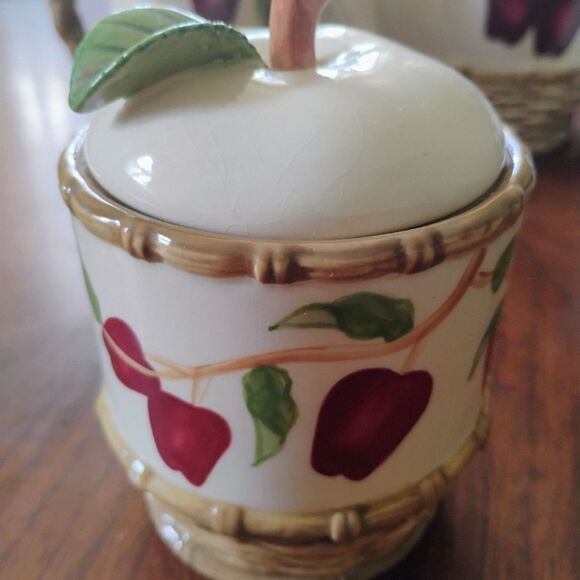 7pc Fruit-Themed Ceramic Tea Set (1037) - Picture 5 of 8